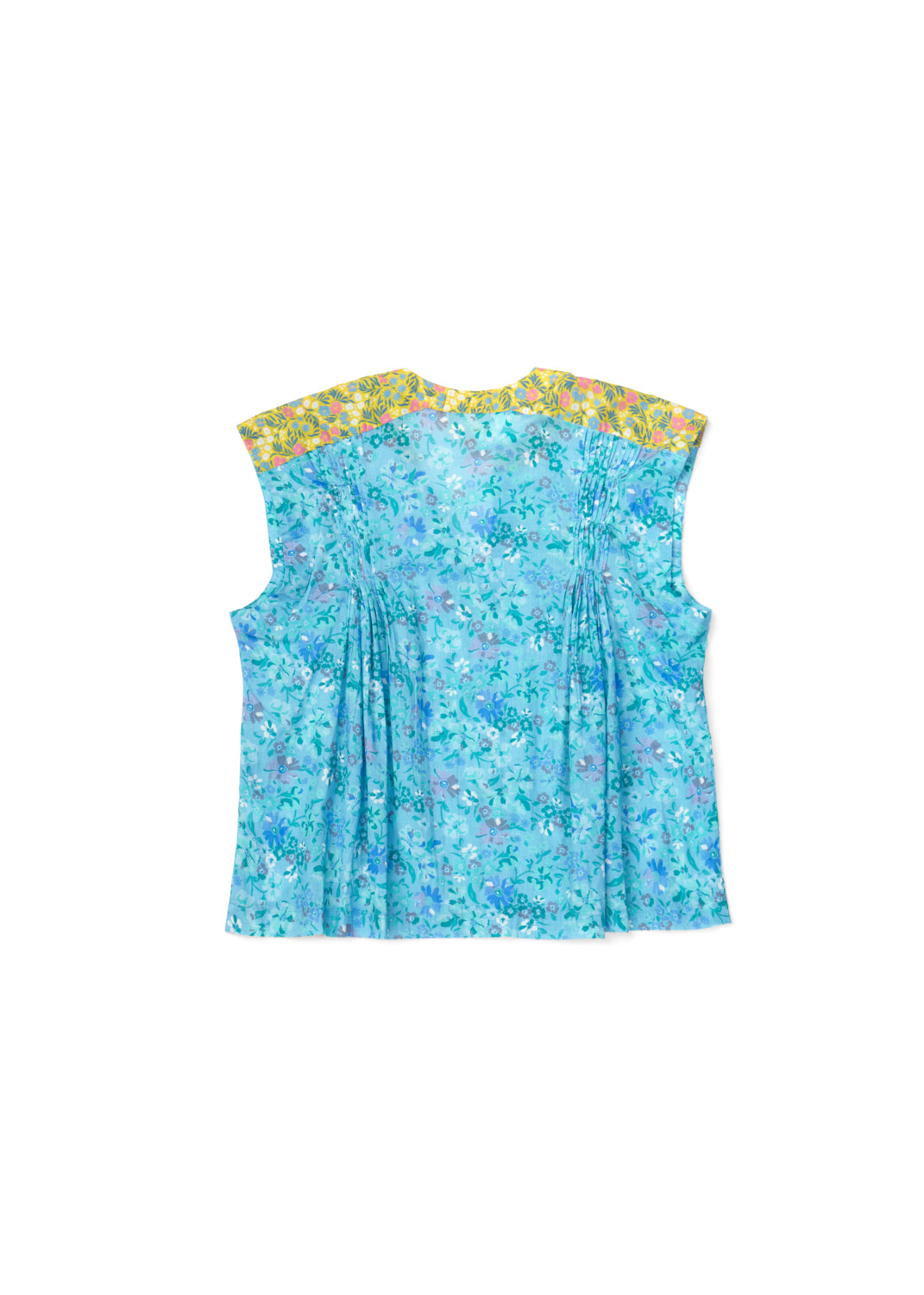 Amelia Top Larger Floral - Little Boy Blue