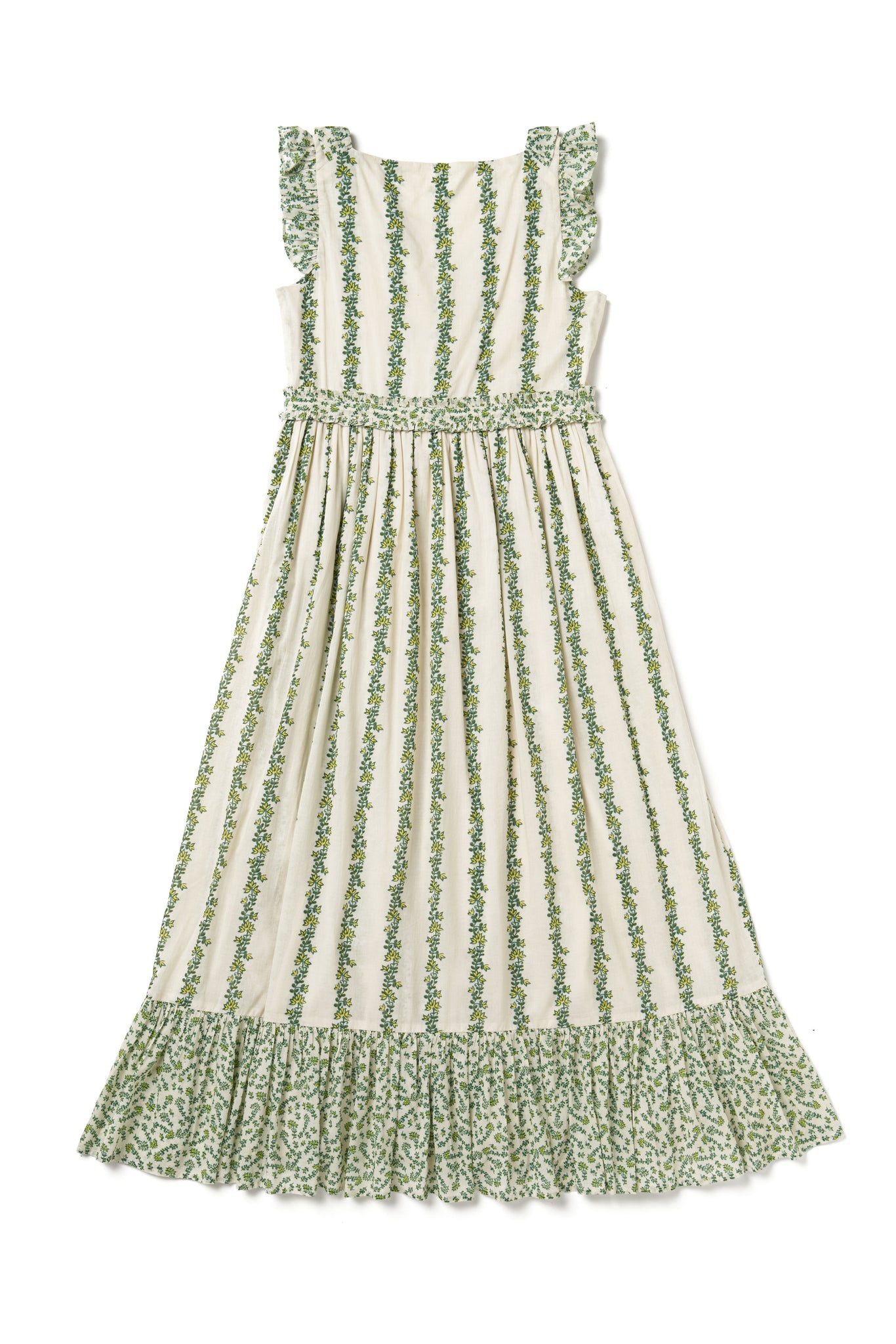 Anne Dress Olive Branch/Lemon (cream ground) The Coast Brand Anne Dress Olive Branch/Lemon (cream ground) The Coast Brand