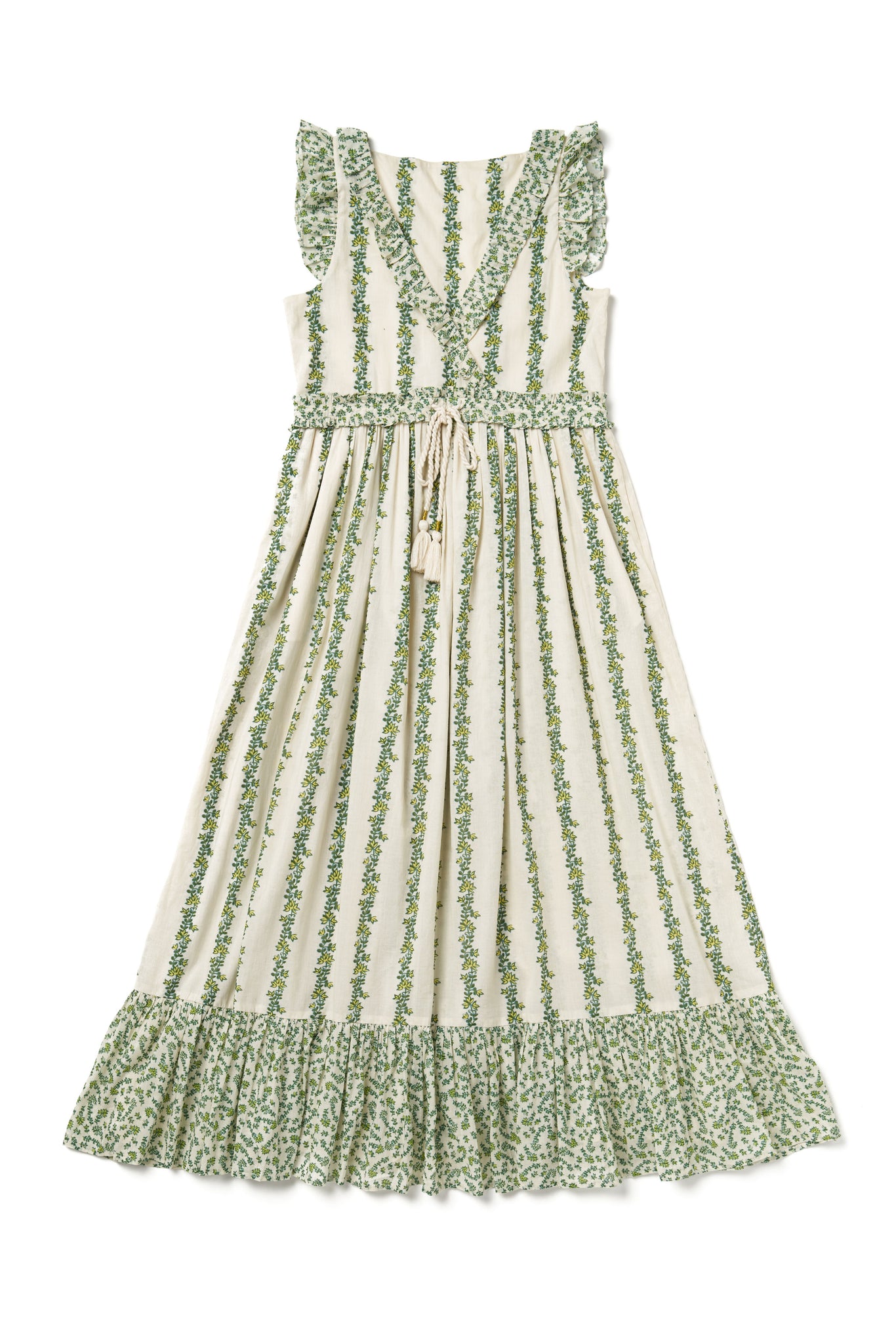Anne Dress Olive Branch/Lemon (cream ground) The Coast Brand Anne Dress Olive Branch/Lemon (cream ground) The Coast Brand
