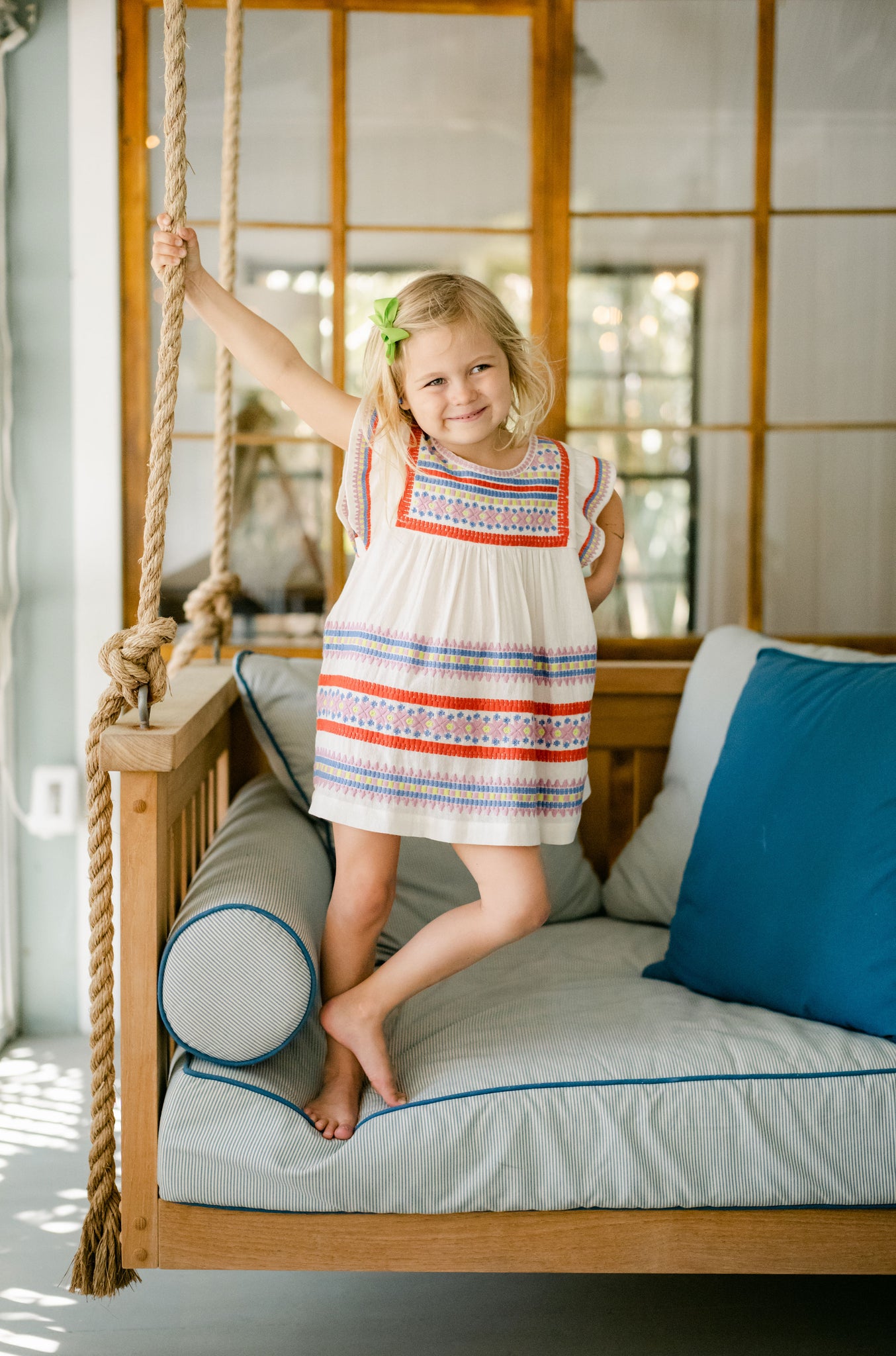 Santa Cruz Dress Kids - Glacier/Lime/Lobster/Pink Lavender