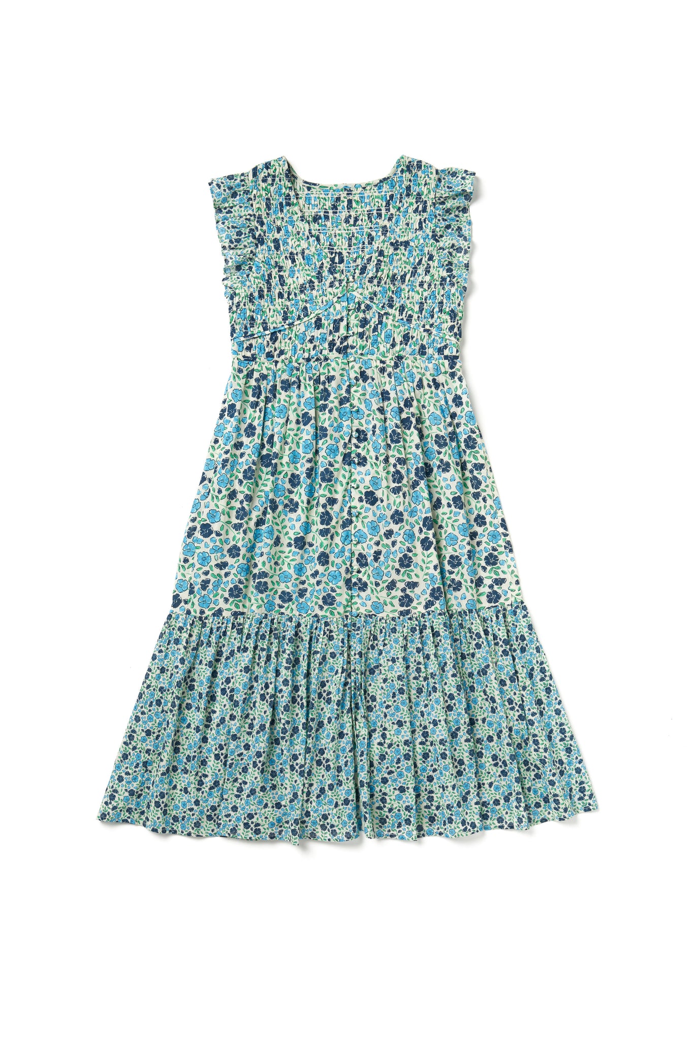 Carmel Dress Blue/Iguana/Dark Blue (Cream Ground) The Coast Brand Carmel Dress Blue/Iguana/Dark Blue (Cream Ground) The Coast Brand