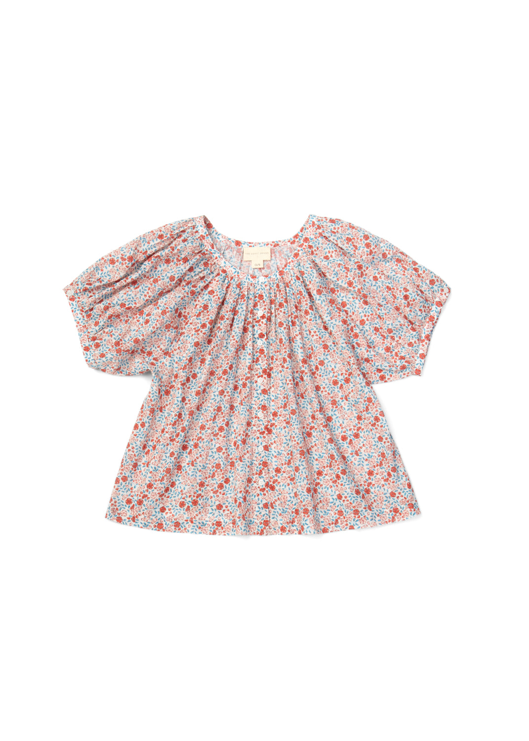 Euclid Top- Coral/Pink/Blue