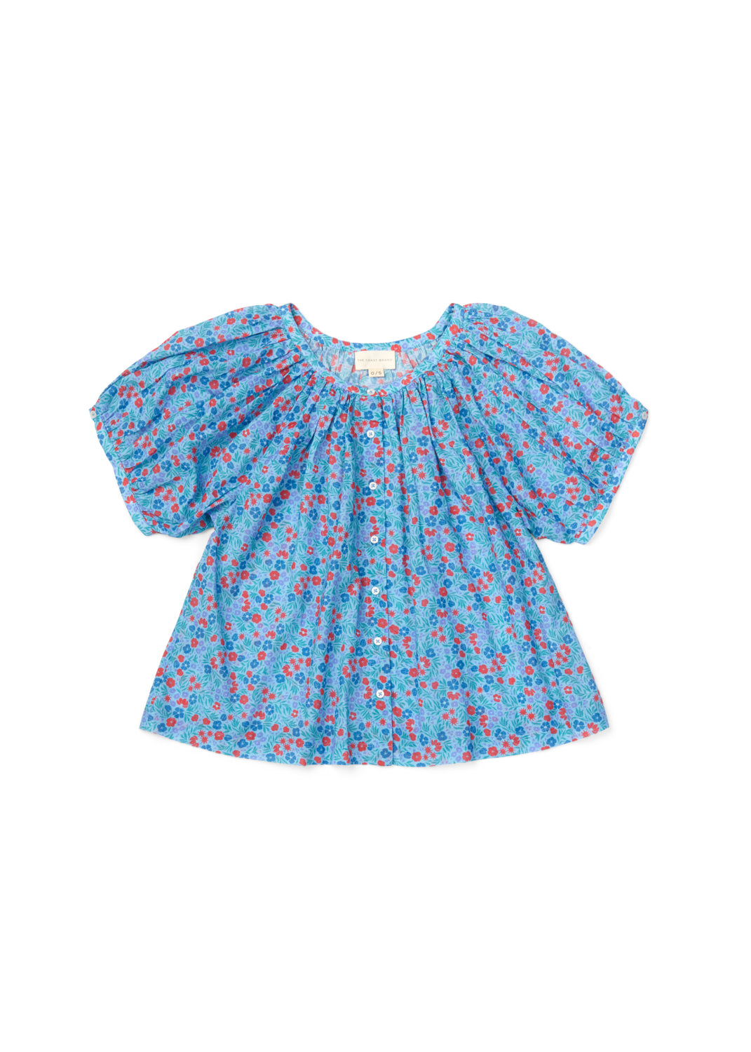 Euclid Top Mini Floral- Little Boy Blue