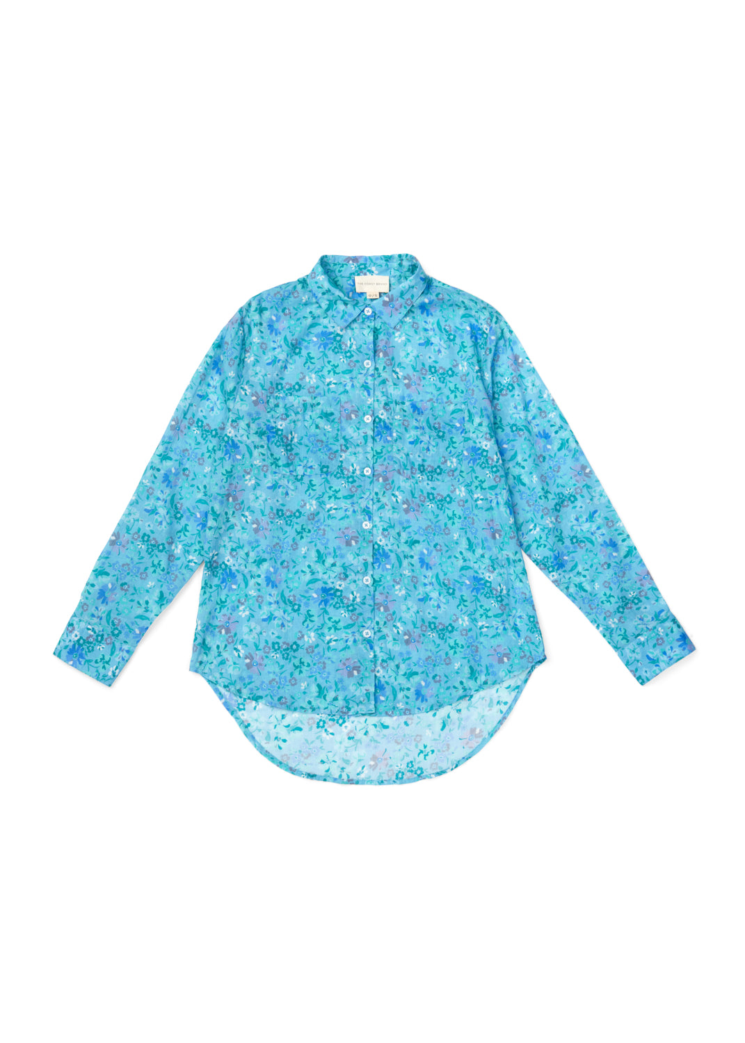 Jenny Shirt Larger Floral - Little Boy Blue