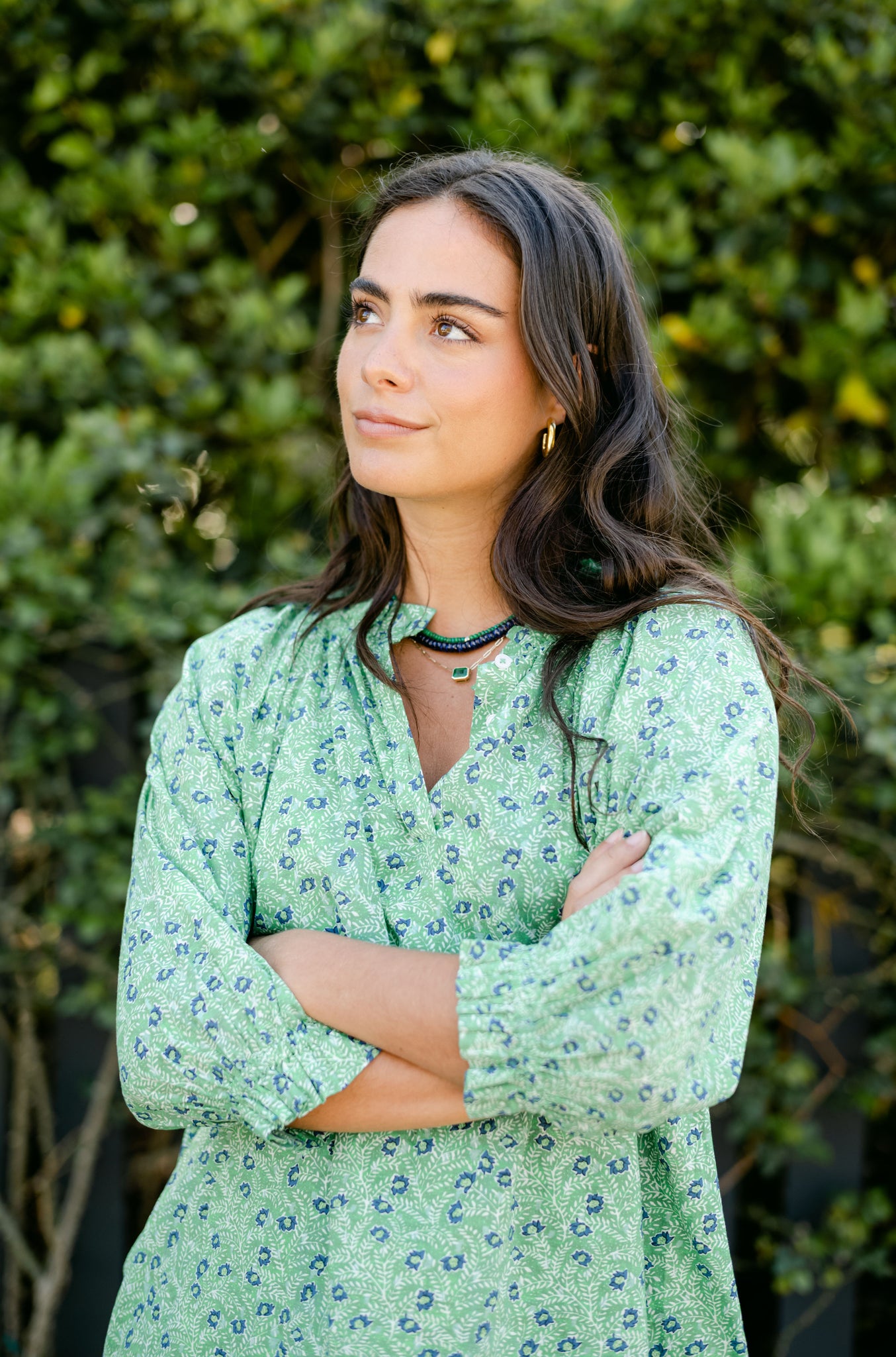 Malibu Dress - Evergreen/Eclipse Blue The Coast Brand Malibu Dress - Evergreen/Eclipse Blue The Coast Brand