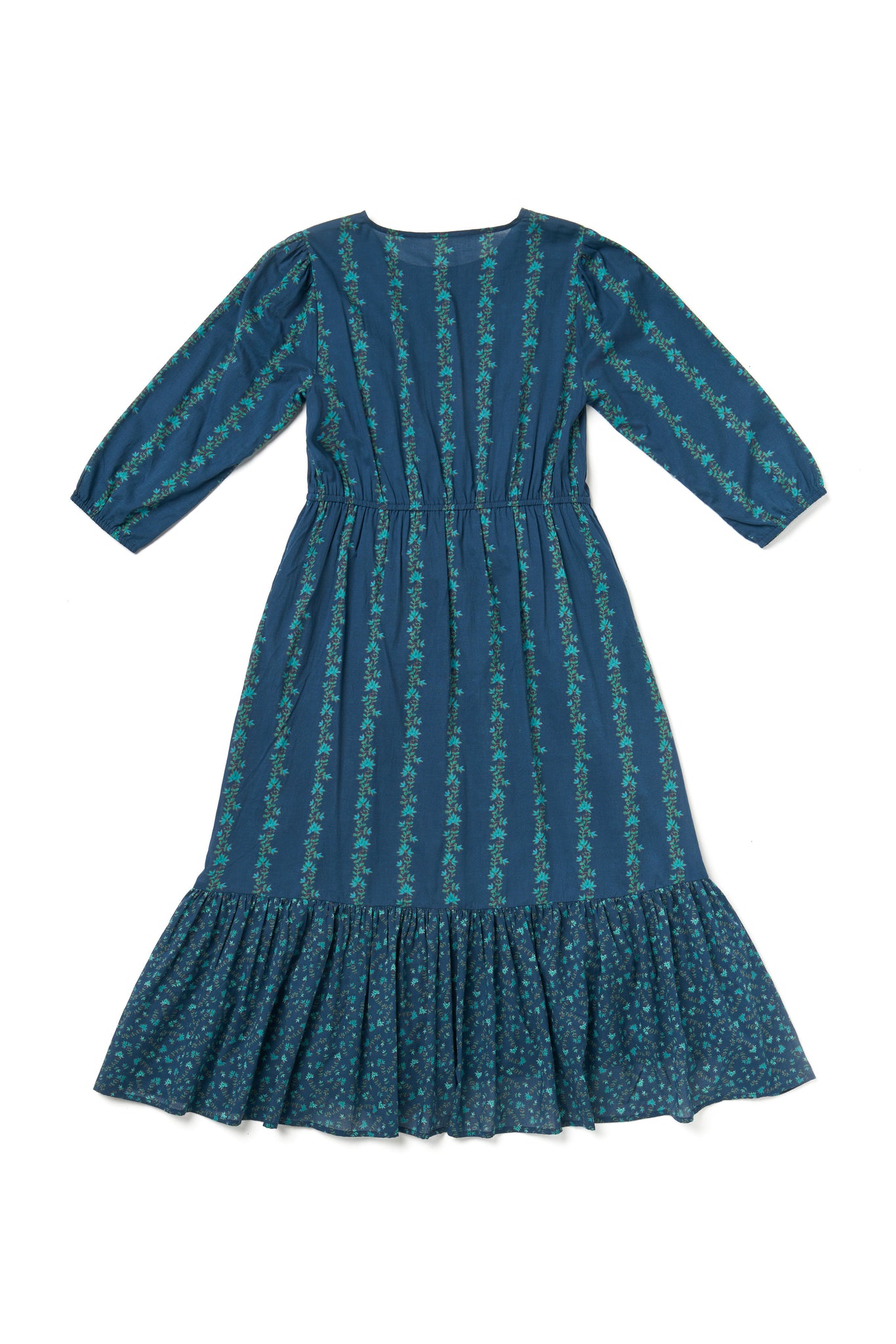 Marge Dress Dark Blue/Olive/Turquoise (Dark Blue Ground) The Coast Brand Marge Dress Dark Blue/Olive/Turquoise (Dark Blue Ground) The Coast Brand
