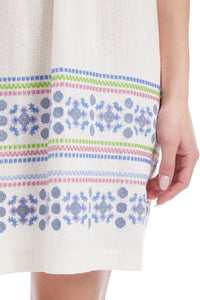 Sonoma Dress - Blush/Electric Green/Purplish/Denim The Coast Brand Sonoma Dress - Blush/Electric Green/Purplish/Denim The Coast Brand