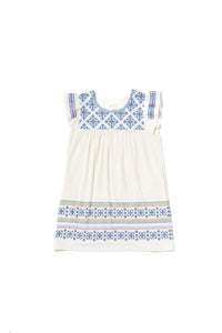 Sonoma Dress - Blush/Electric Green/Purplish/Denim The Coast Brand Sonoma Dress - Blush/Electric Green/Purplish/Denim The Coast Brand