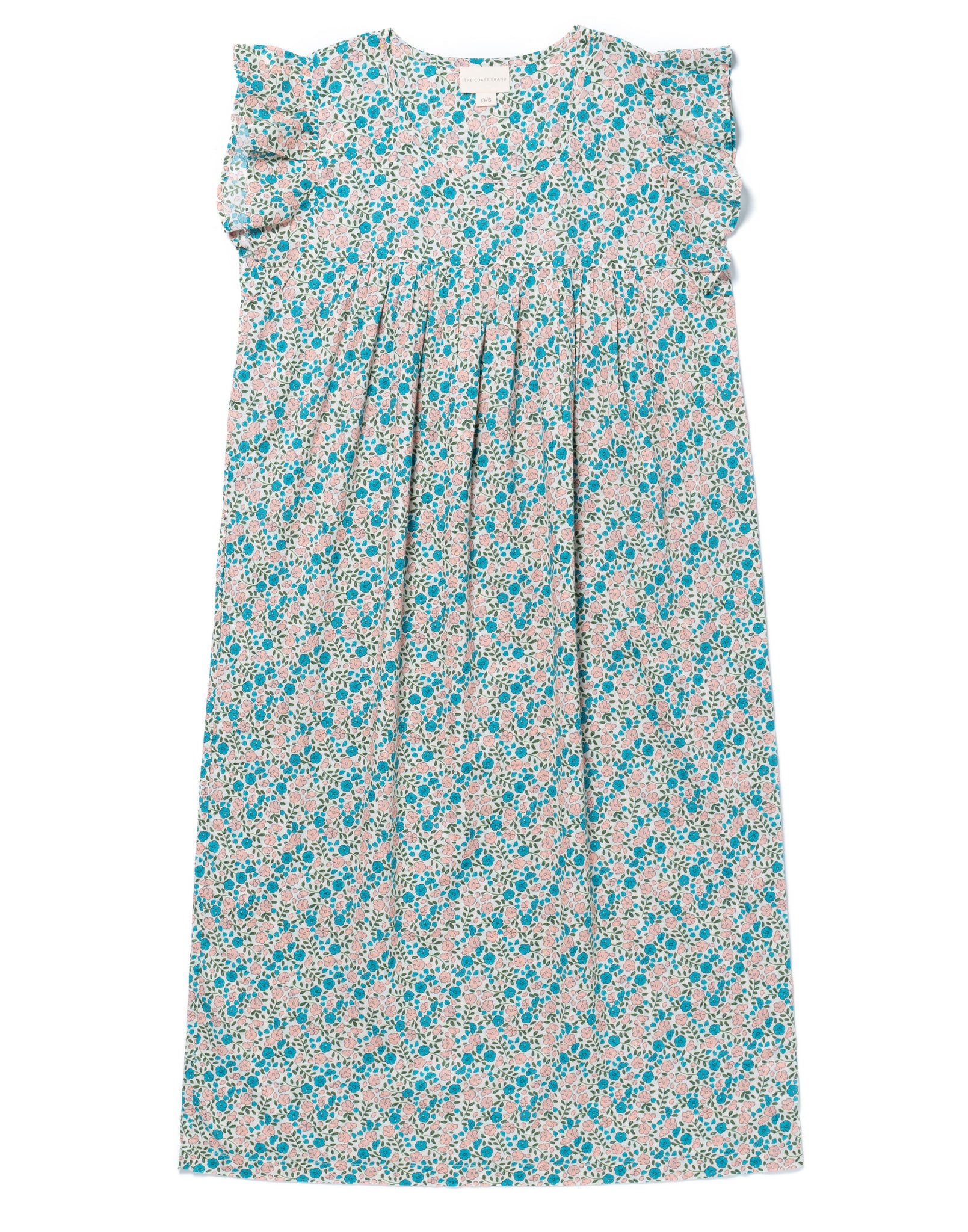 Marin Dress - Pink/Olive/Blue