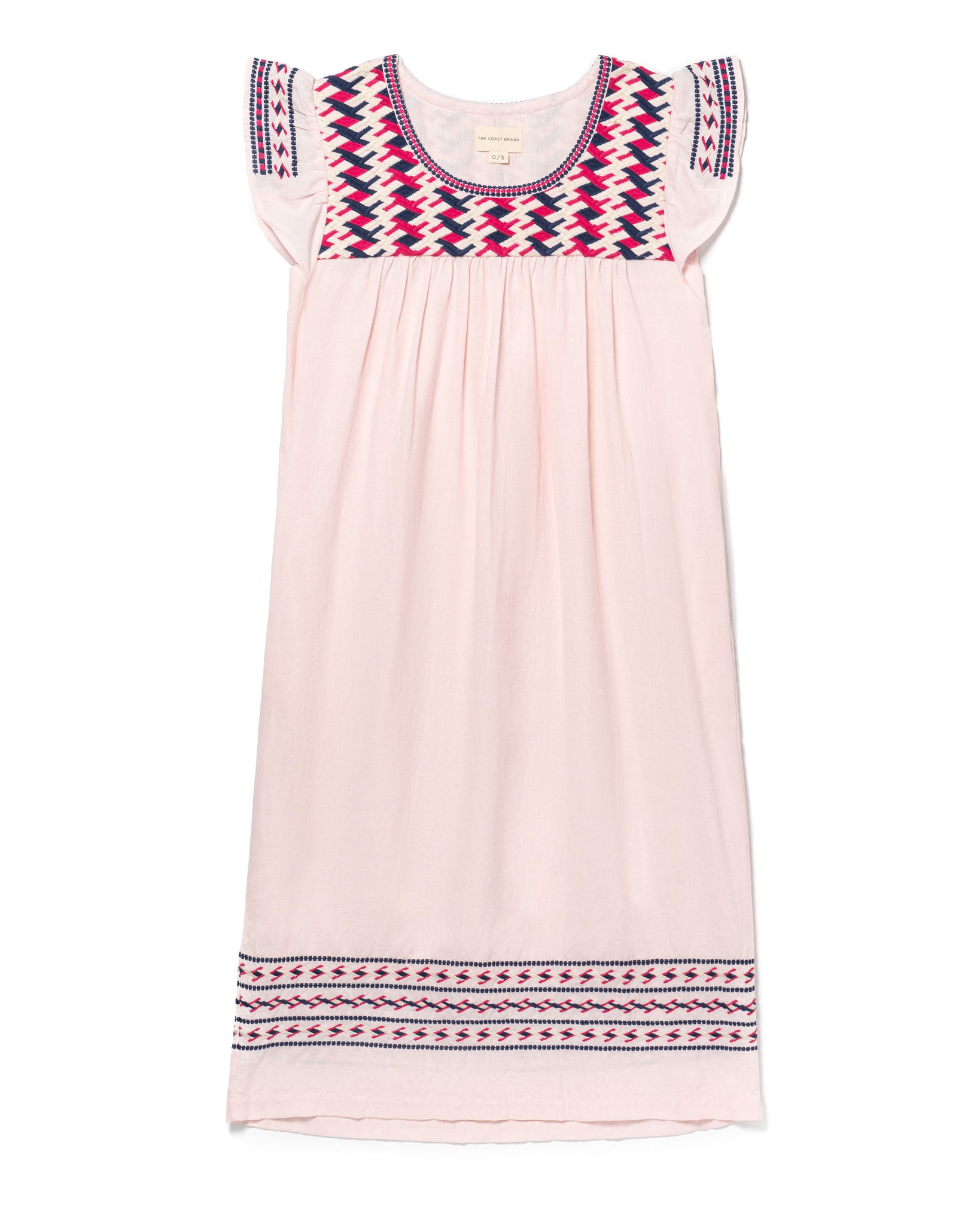 Marin Dress Primrose Pink - Bubblegum/White/Navy
