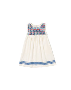 Sullivans Dress Girls - Red/Blue/Dark Blue
